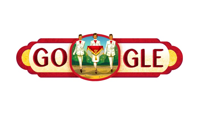 Google Doodle hari kemerdekaan Indonesia tahun 2016