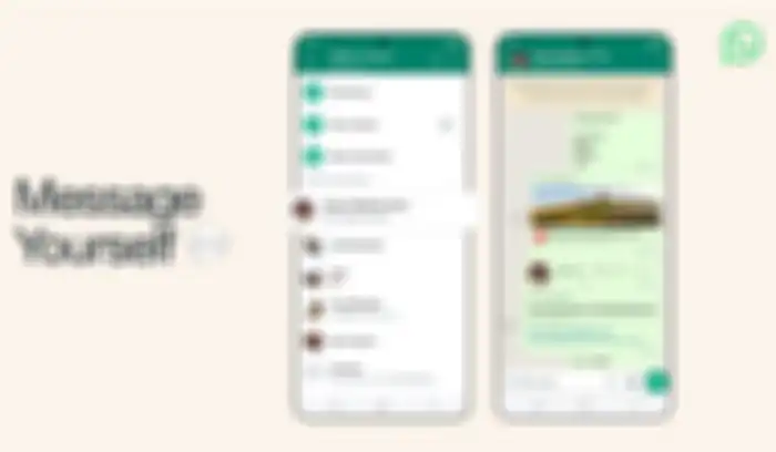 Pilihan untuk mengirim pesan ke diri sendiri di Whatsapp