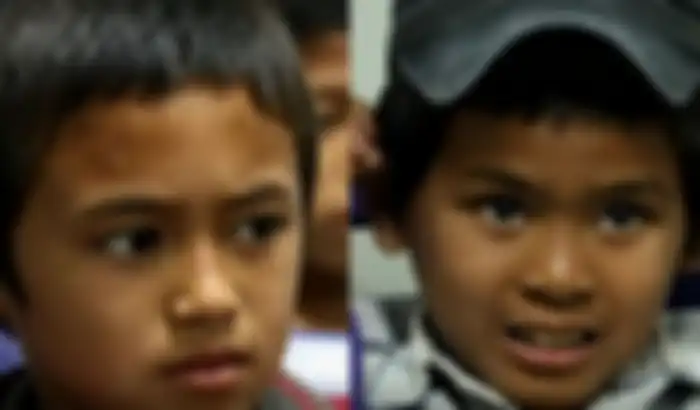 Wartawan BBC, Quentin Sommerville, menemukan tiga anak Indonesia yang kehilangan orang tua di satu kamp pengungsi di Suriah timur laut. 