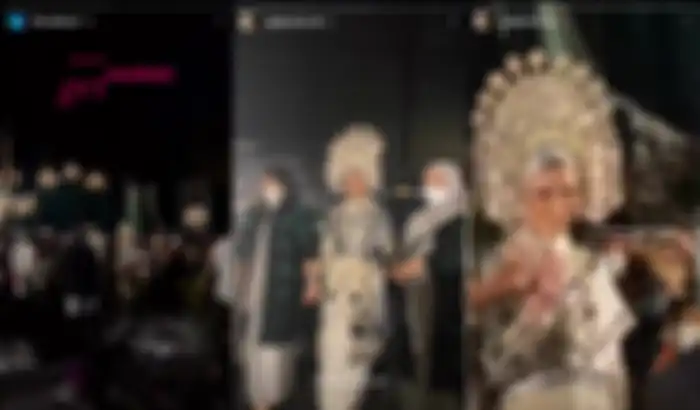 Kolase acara pernikahan Sivia Azizah.