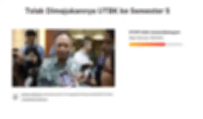 Petisi tolak UTBK 2020 dimajukan.