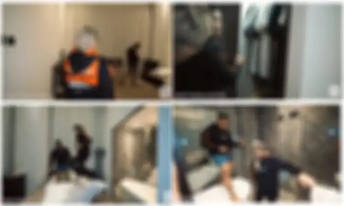 Kamar tidur, kamar mandi, dan almari milik Ajudan Pribadi