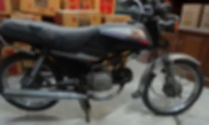 Kondisi Honda Win 100 yang siap dilelang.