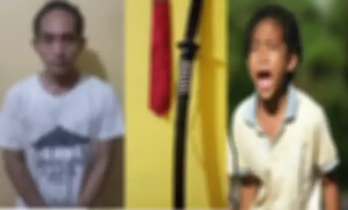 Zulfani Pasha alias pemeran ikal dalam film Laskar Pelangi saat berada di Polsek Gantung - Ditangkap Polisi, Pemeran Ikal Laskar Pelangi Bersama Istrinya Juga Diduga Menipu Pakai MiChat 