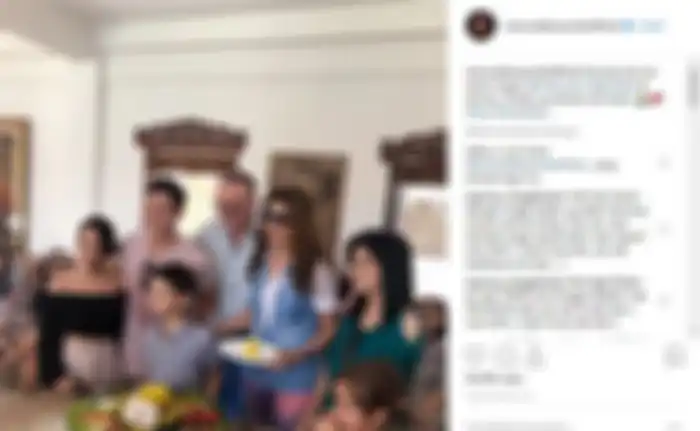 Unggahan Tamara Bleszynski yang tunjukkan kebersamaannya dengan Mike Lewis dan Janisaa Pradja