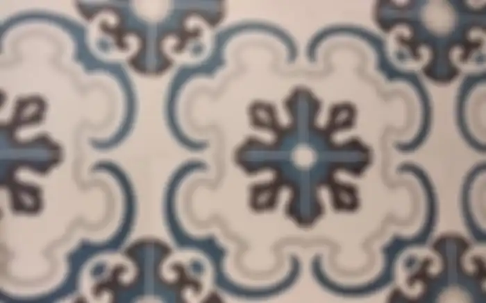 Motif pada elemen interior yang khas Peranakan