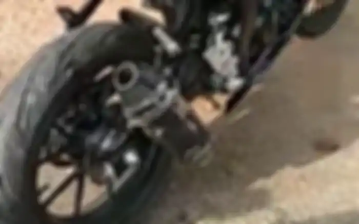 Knalpot GSX-R150 patah