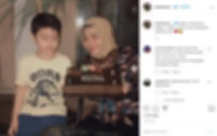 Momen ulang tahun anak kelima Muzdalifah dari pernikahannya dengan Nassar.
