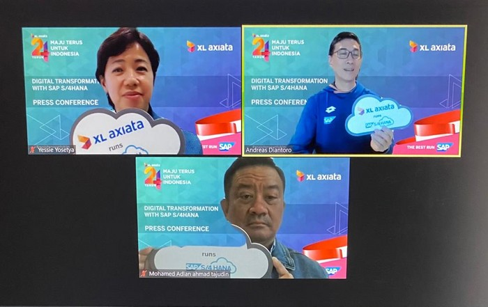 Jajaran direksi XL Axiata luncurkan penerapan SAP 4HANA.jpg