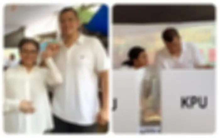 Dulu Berseteru, Kini Bella Saphira Justru Gandeng Anak Tirinya ke TPS, Sudah Akur?