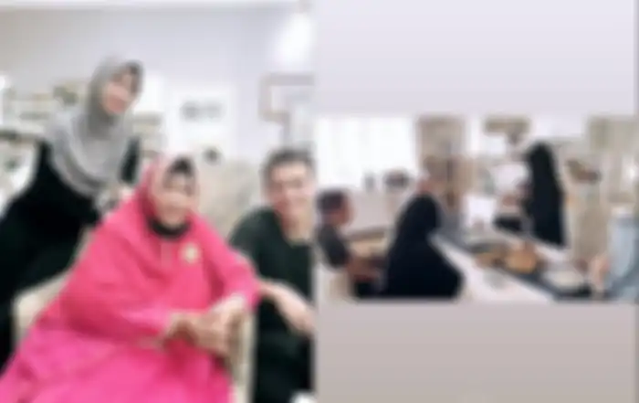 Egy Maulana rayakan lebaran bareng keluarga Umi Pipik 