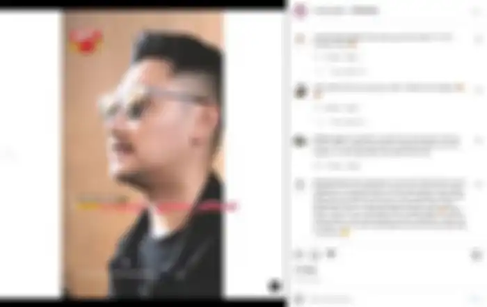 Unggahan video Instagram @rumpi_gosip. 