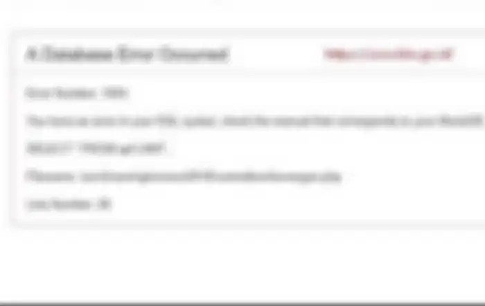 SSCN BKN - Database Query Error