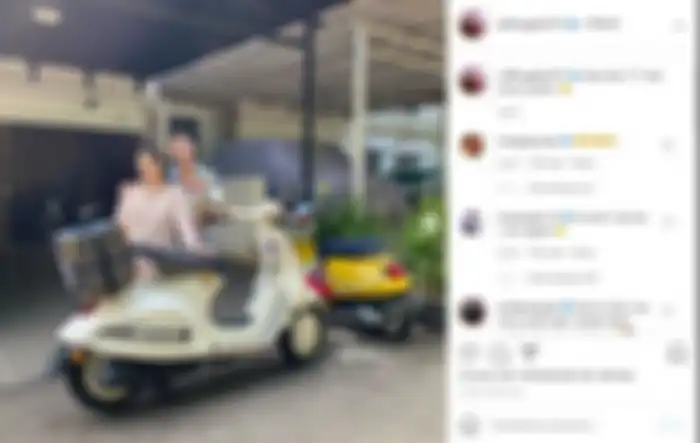 Vespa baru yang diinginkan Nagita Slavina
