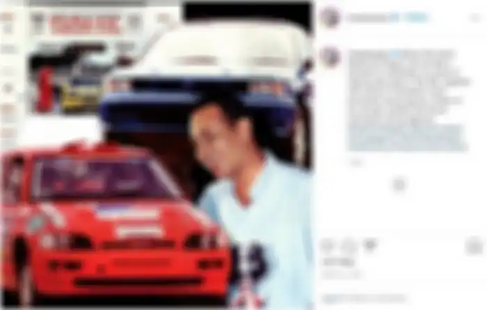 Potret Irwan Mussry semasa muda saat masih jadi pembalap