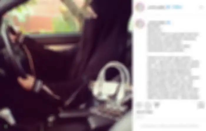Umi Pipik menyetir sendiri mobilnya tanpa bantuan sopir