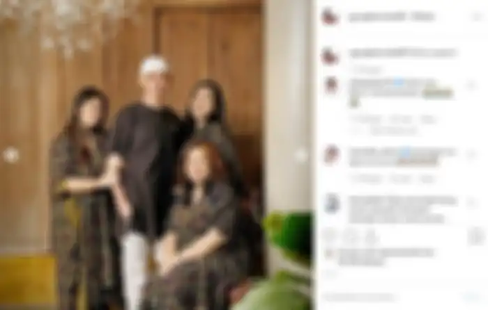 Foto terbaru Agung Hercules bersama keluarganya