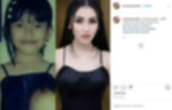 Foto masa kecil Ayu TIng TIng yang mencuri perhatian