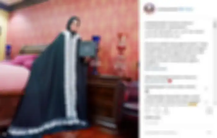 Kamar Mulan Jameela terdapat banyak kristal