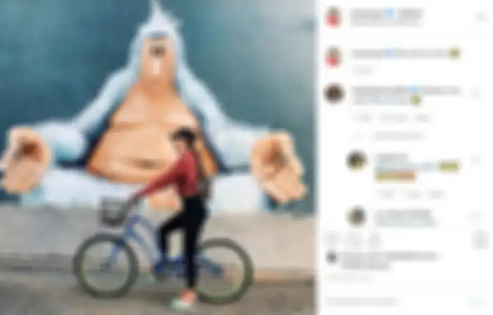 Luna mengunggah foto saat liburan