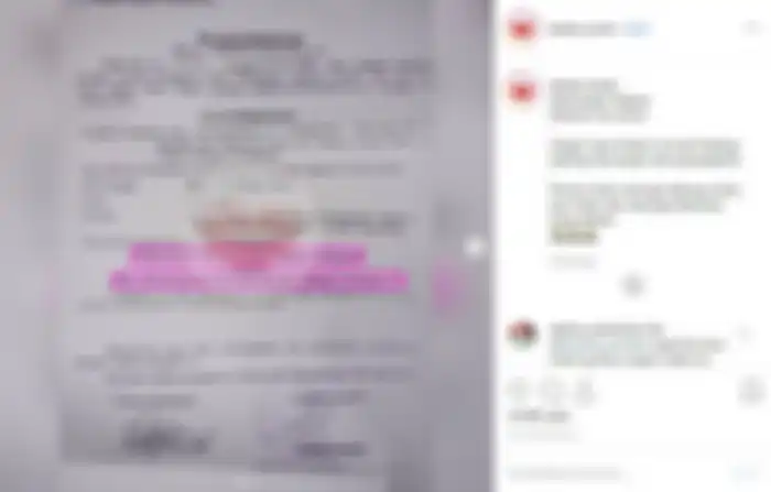 Surat gugatan cerai Regina kepada Charly