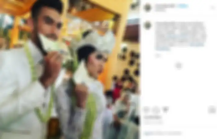 Potret pernikahan Raya Kitty dan Abid Zia