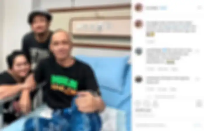 Isa Bajaj dan Senyorita menjenguk Agung Hercules