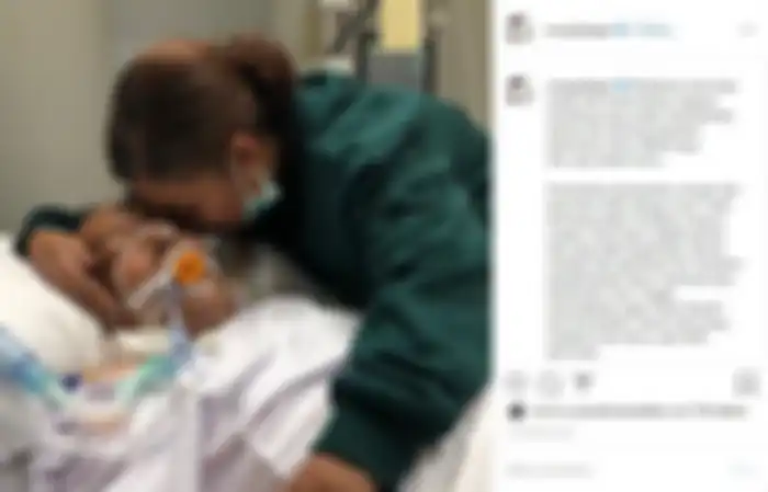Soraya Haque Menangis Sambil Mencium Suaminya yang Terbaring dengan Banyak Selang di RS:Saya Ingin Menua Bersama Kamu