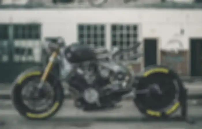 Rangka Yamaha Virago XV920 diberi lapisan krom.