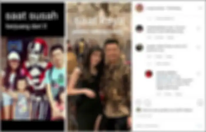 Kolase Kapten Vincent dan istri petama serta istri kedua