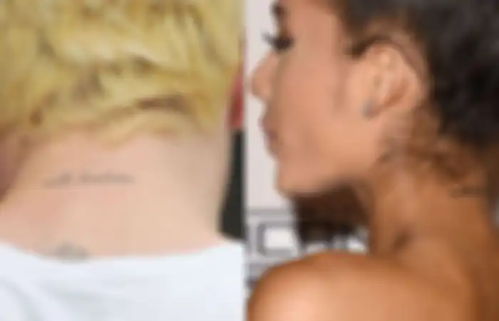 Tato Ariana Grande dan Pete Davidson