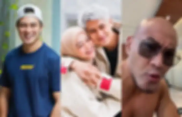 Kolase foto Baim Wong, Lesty Kejora - Rizky Billar, dan Deddy Corbuzier  