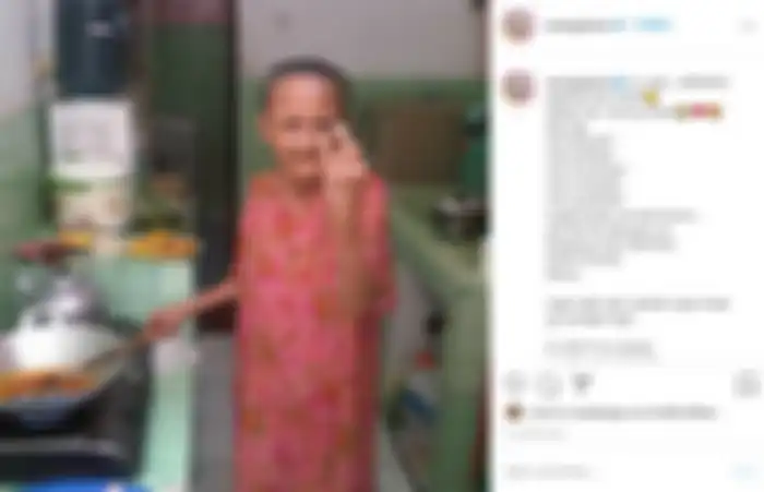 Potret mendiang ibunda Aming