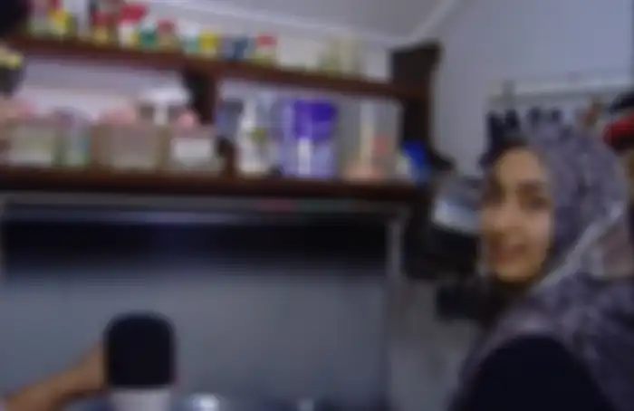 Dapur rumah Tania Nadira dan mantan suaminya