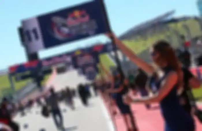 Grid girls seksi dan cantik di MotoGP Amerika Serikat.