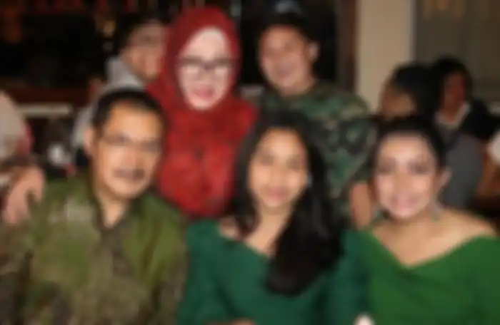 Keluarga Mayangsari dan Tutut Soeharto 