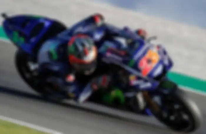 Winglet di motor Maverick Vinales saat uji coba pramusim di Spanyol, desainnya lebih simpel.