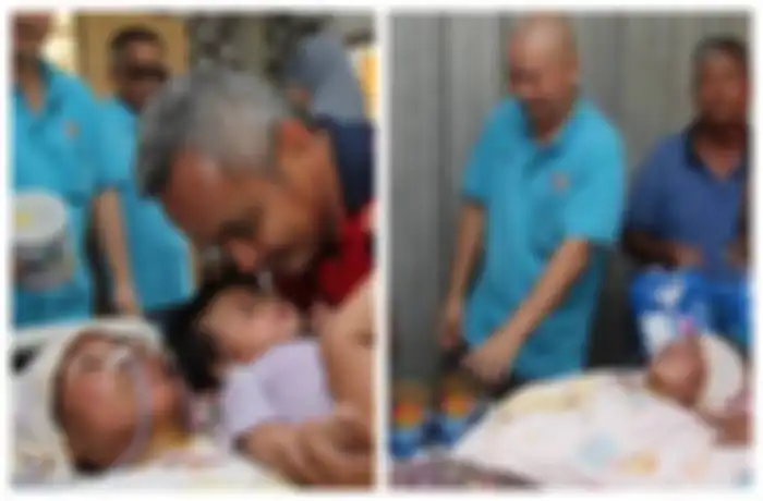 Norazlina Hasan lumpuh total usai melahirkan anak ketujuh/Sinar Harapan