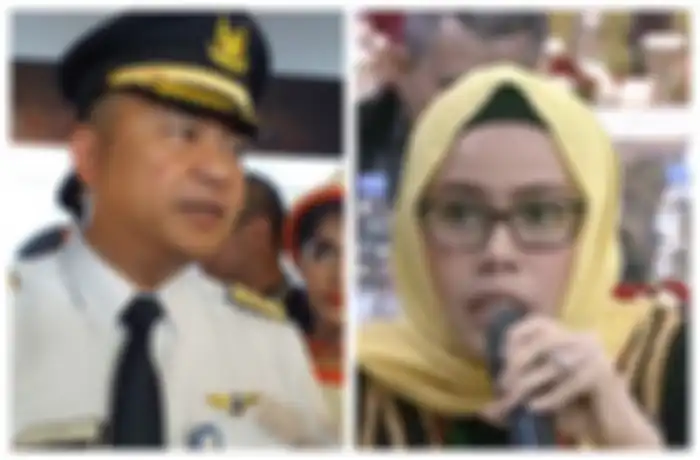 Kolase Ari Askhara dan pramugari senior Josephine Ecclesia