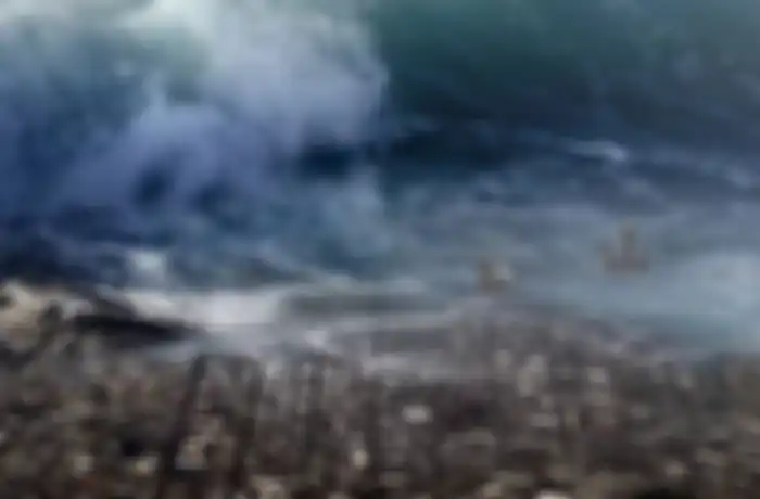 Gambar ilustrasi tsunami.