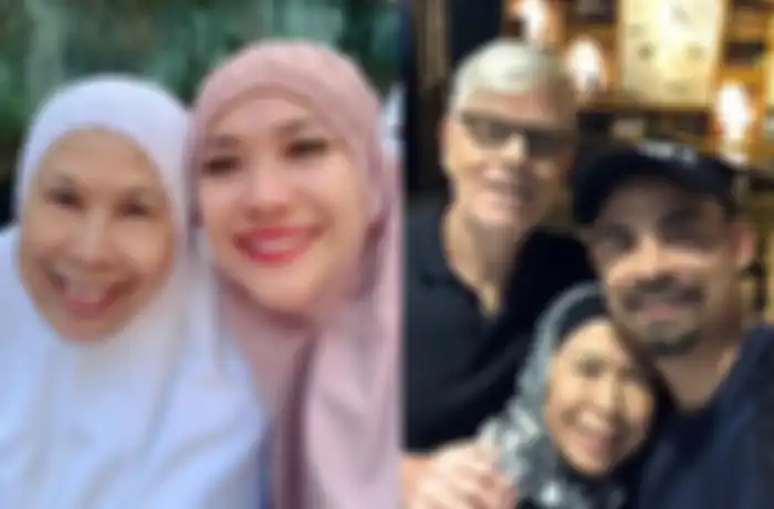 Bunga Citra Lestari bersama keluarga Ashraf Sinclair.