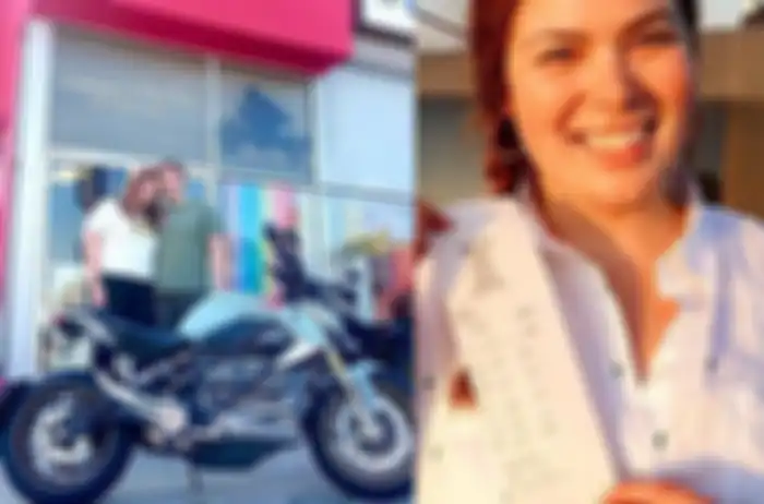 Erika Lauren mencatat rekor dengan motor Zero SR/F
