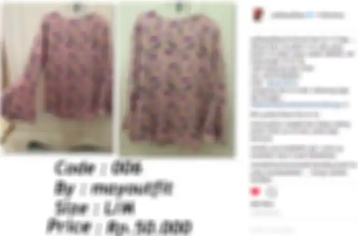 Baju termurah yang ditawarkan Syifa