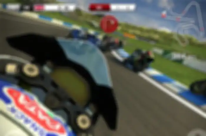 Tampilan game WSBK16 di hp Android