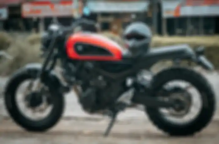 Yamaha MT-25 scrambler punya kaki-kaki padat