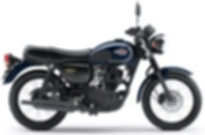Kawasaki W175 SE warna Metallic Blue Ocean