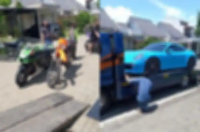 Sejumlah mobil dan moge mewah Doni Salmanan disita polisi
