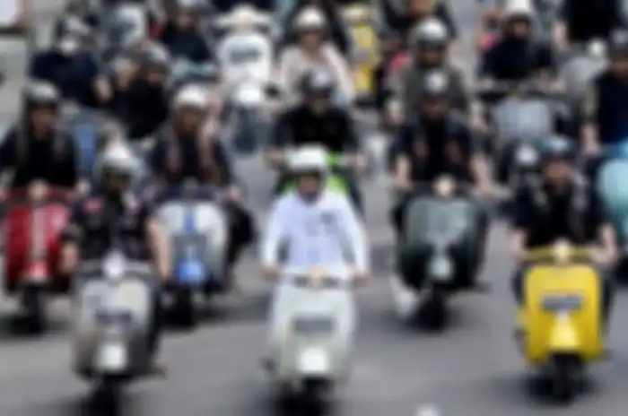 Keseruan event Bandung Vespaan bersama Ridwan Kamil garapan VAC Bandung Raya.