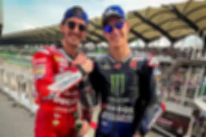 Perebutan gelar juara dunia antara Francesco Bagnaia (kiri) dan Fabio Quartararo (kanan).
