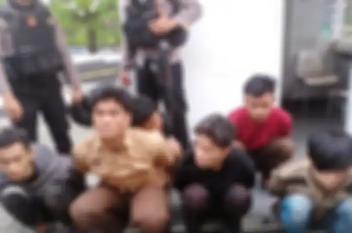6 pelajar anggota geng motor M3 di Medan berhasil ditangkap polisi.